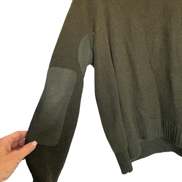 Vintage Beretta Wool Shooting Sweater Lambswool Half Zip Fieldwear GORPCORE - Picture 9 of 10